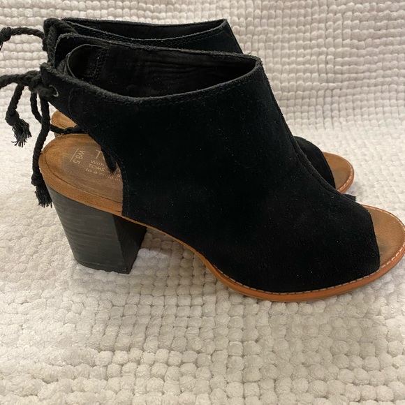 toms black heels